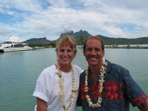 Ken & Kelli arrive Bora Bora