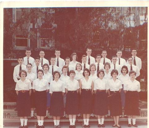 Class of 62 in 1960 -Unknown Homeroom