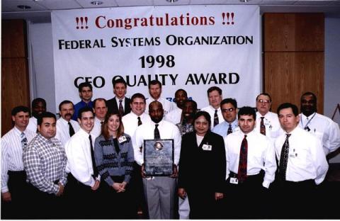 MOTOROLA CEO Quality Award 1998.