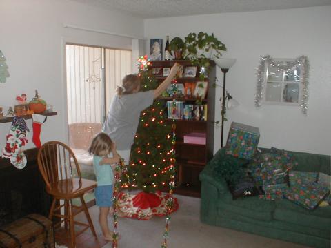 Us Decorating Christmas Tree