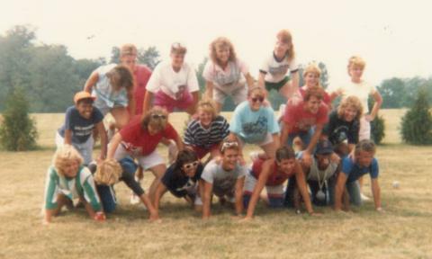 CHS Seniors at Band Camp (August 1987)