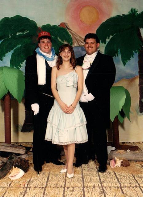 Wes, Eve, & Jim Senior Prom