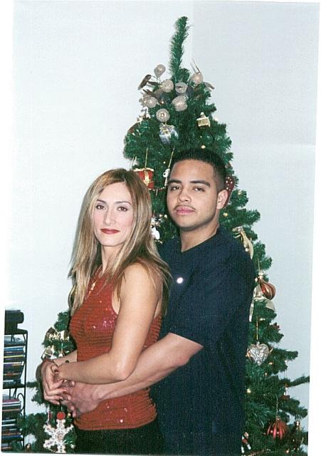 Lisa and Billy christmas 2001
