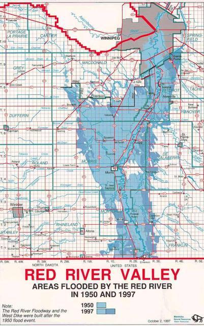 Manitoba Floods Map