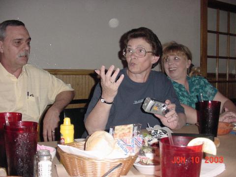 Dinner at Gunning's June 10, 2003