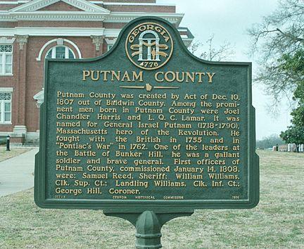 Putnam Co. Marker
