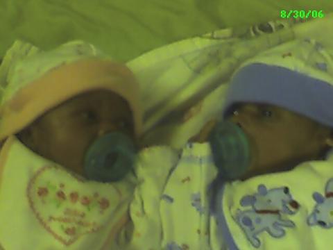 My twins JaRon and Ja'Rya
