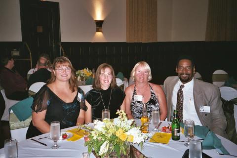 Lisa Heather, Lorrie Poole, Linda Spindt & Hubby Adam Pearson