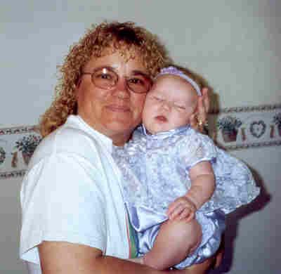 Evelyn with her Granddaughter