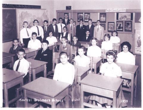 Pine Avenue class photos 1956-1960