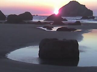 Sunset at Bandon Beach 2007