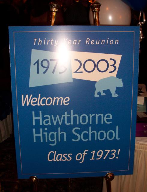 Hawthorne High School Class of 1973 Reunion - 30th High School Reunion