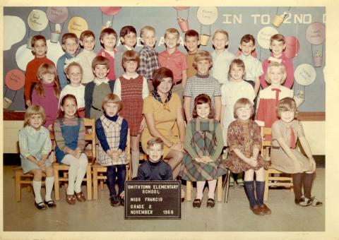 Miss Francis 1968 2nd grade