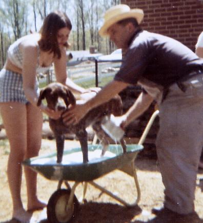 MY DOG AND MY DAD AND MYSELF 1972