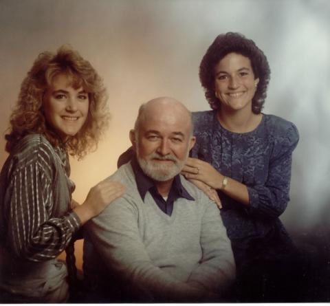 Joe and daughters
