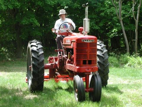 Me and my 1949 Farmall M