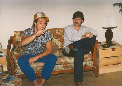 Chris and Roger SanAntonio 1984 or so