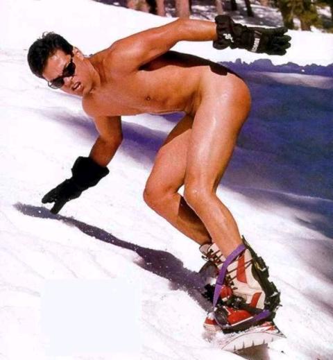 nude snowboarding contest '02