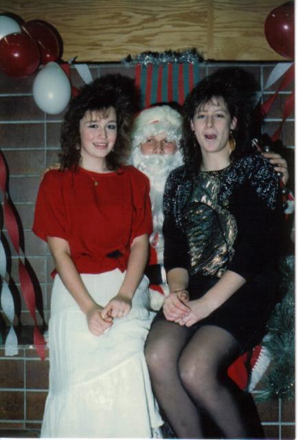 Kendra & Leahh X-Mas Dance '88