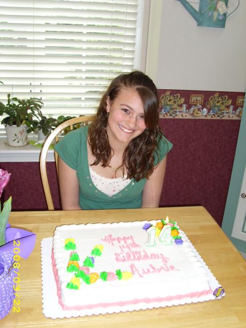 Aubrie's 14th b-day
