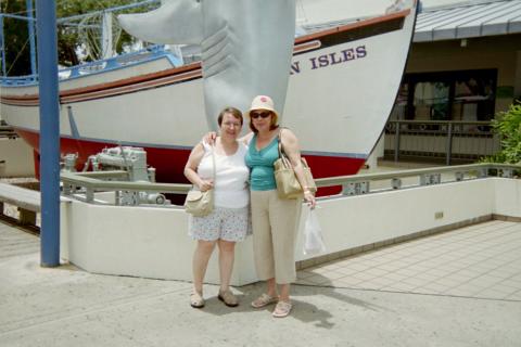 Me and Shirle at Tarpon Springs, FL 2005