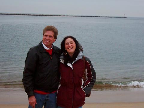 Joel & Judy at Plum Island - March 2006