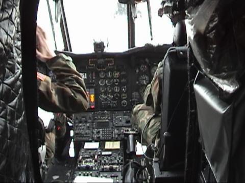 inside of the chinook