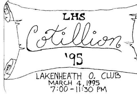Cotillion '95 invite