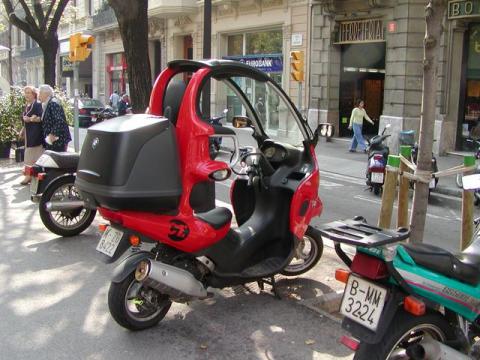 BMW Bike, Barcelona,Spain 9/01