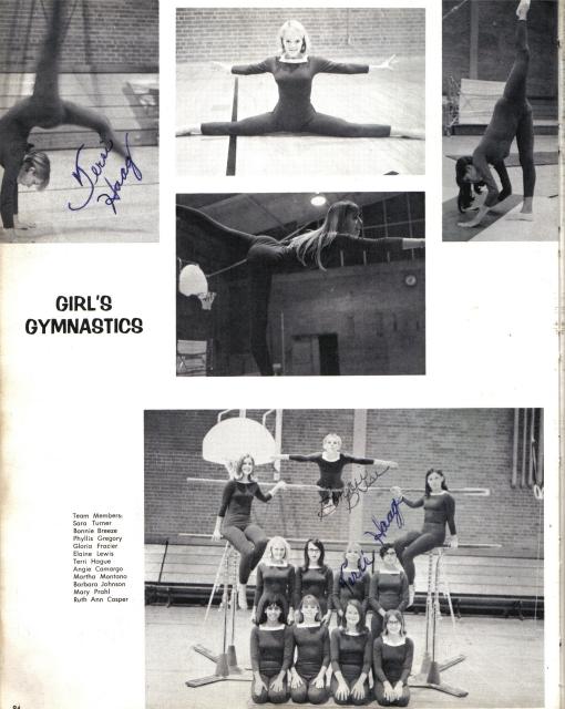 1968 Girls Gymnastics