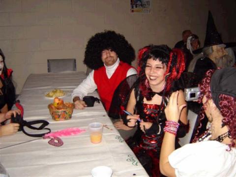 Halloween party with friends...