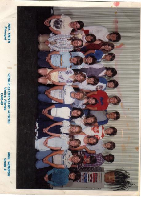mrs.wimbish's class 1982 to 1983