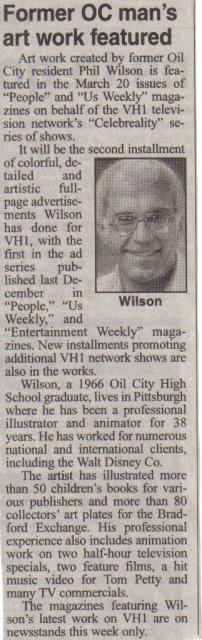 Phil Wilson March 14, 2006 Oil City Derrick