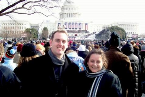 Innauguration 2004-My son and me