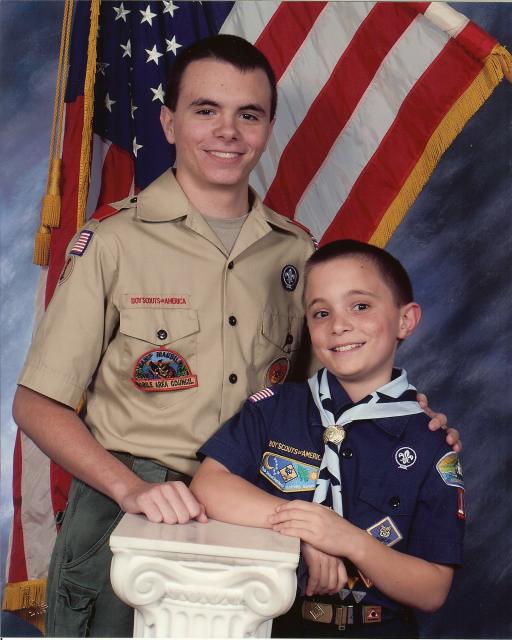 Jeff and Steven - Scouts - 2007