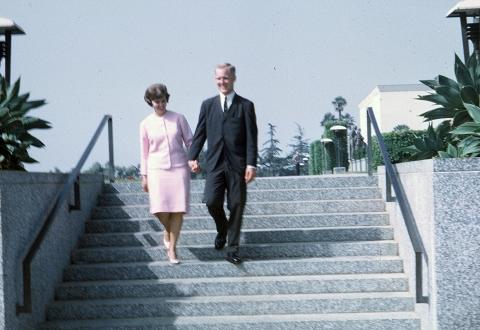 Bob and Kay Outside LA Temple