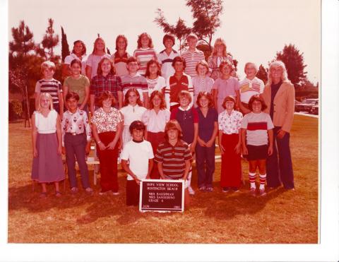 6th grade 1979-1980 Mrs Baughman