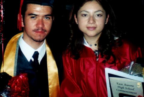 Grad, Brenda and me