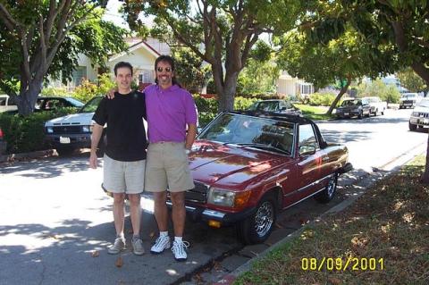 Steve, Darrell & Darrell's Car