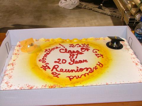Reunion 2007 Cake