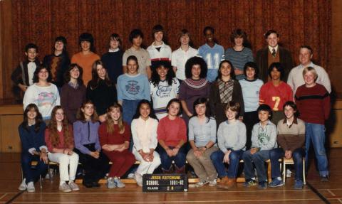 1981-82 Grade 8: Mr Gibson