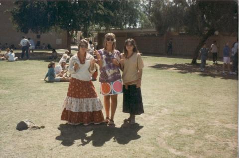 Kim Denham, me, Michele Duarte in quad