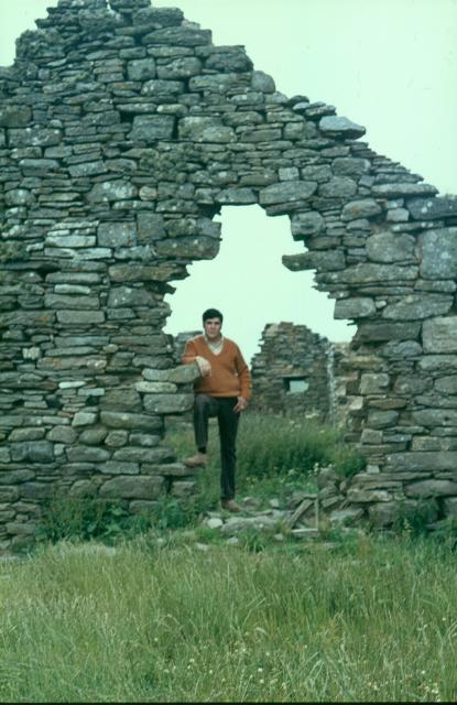 Me at ruined shepard's cottage,Scotland