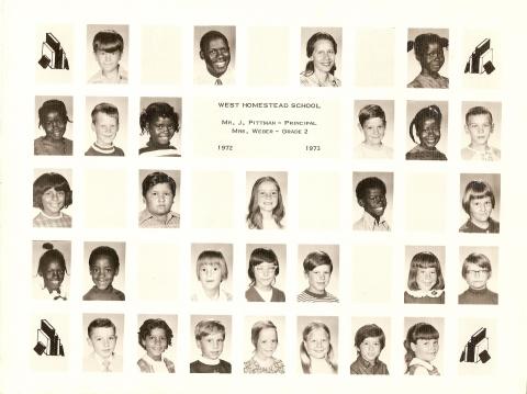 Second Grade 1972-1973 Class