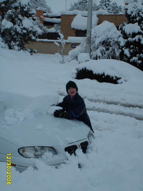 Christian Cleaning Dad's Car  Dec 30 2006 012