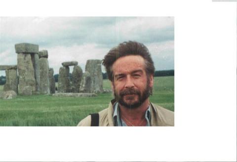 Windy day at Stonehenge, 1999
