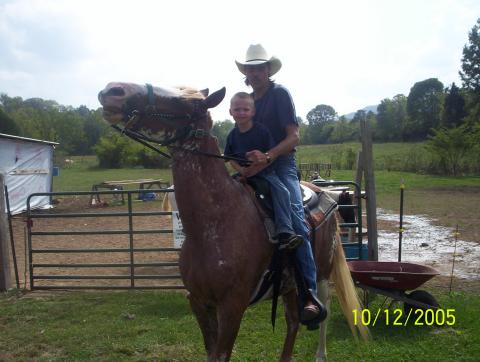 BobbyDee on his horse