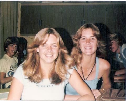 PATTY EAGLESTON & ME @ EDISON, IN CLASSROOM   1982