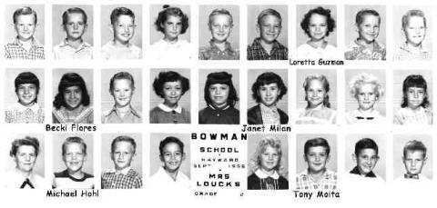 2nd Grade Bowman, 1958