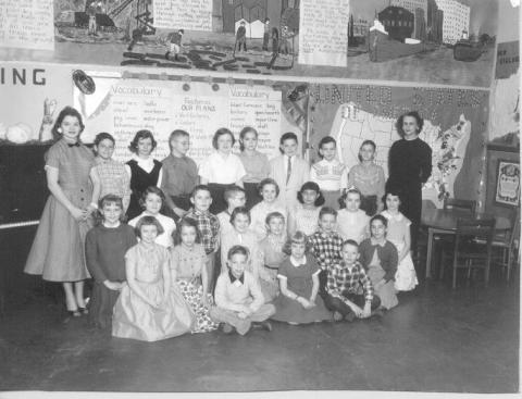 5th grade homeroom 1956